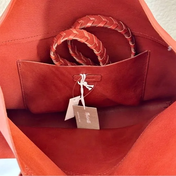 BNWT Madewell The Dylan Foldover Transport Tote - Picture 12 of 15